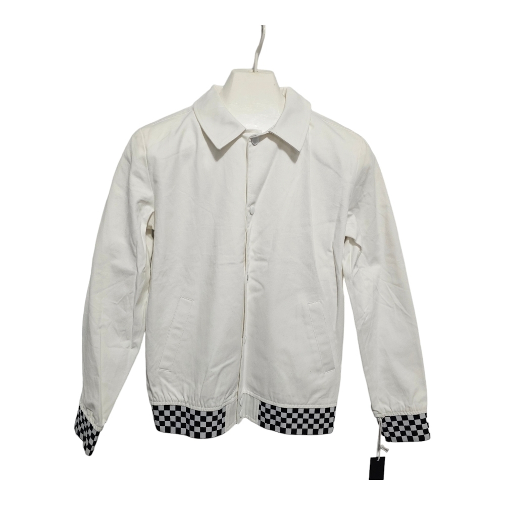 Elwood White Denim Jacket Boys Youth Size L